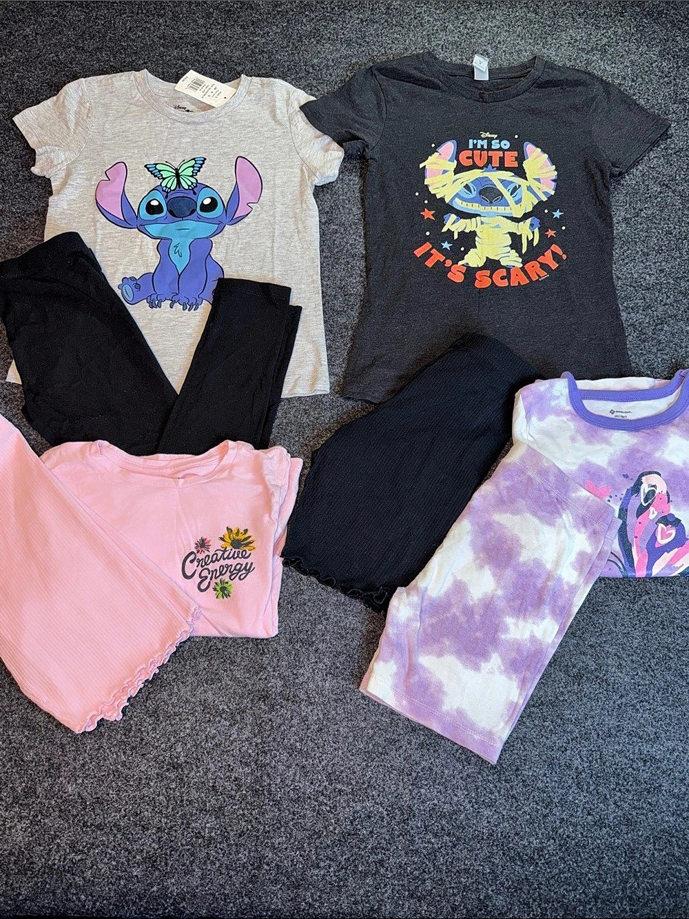 Girls Size 8 Clothing Bundle 3 Fits One Pajama Set. Good Condition.